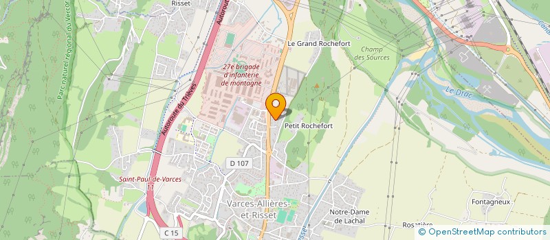 localisation de l'entreprise AURELIE à VARCES-ALLIERES-ET-RISSET