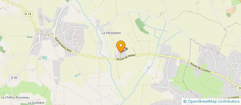 localisation de l'entreprise AURELIE  THURE