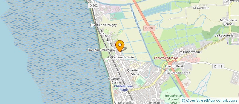 localisation de l'entreprise AURELIE BARGAT COMMUNICATION à CHATELAILLON-PLAGE