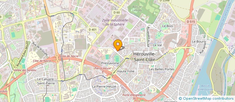 localisation de l'entreprise AURELIE BORDAS ET FABIEN CAVALLI à HEROUVILLE-SAINT-CLAIR