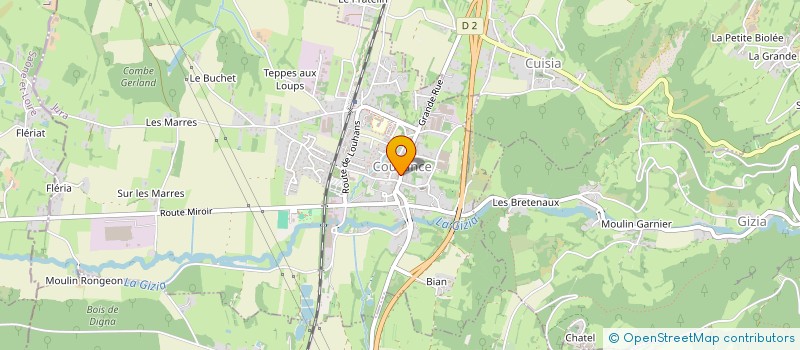 localisation de l'entreprise AURELIE COACH FITNESS  MONTMOROT