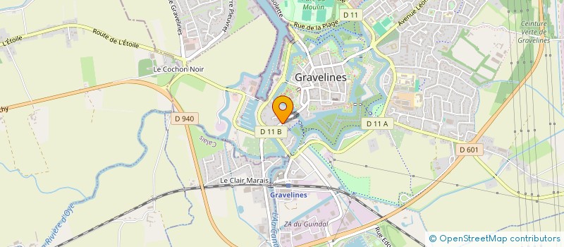localisation de l'entreprise AURELIE COCQUERELLE PODOLOGUE SELARL à GRAVELINES