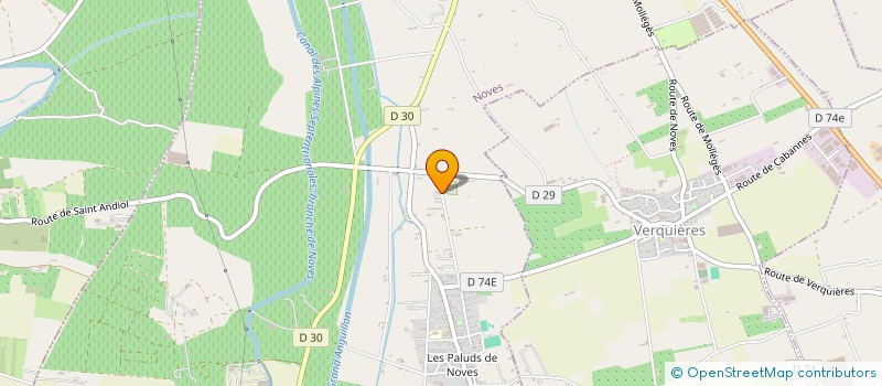 localisation de l'entreprise AURELIE DIFFUSION à NOVES