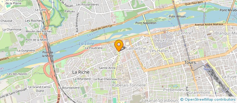 localisation de l'entreprise AURELIE FABRE à TOURS