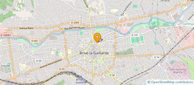 localisation de l'entreprise AURELIE LAPOUGE  BRIVE-LA-GAILLARDE