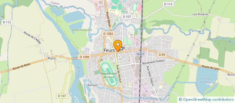 localisation de l'entreprise AURELIE PHOTOGRAPHIE  FEURS