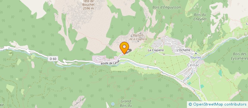 localisation de l'entreprise AURELIE RICHARD  CEILLAC