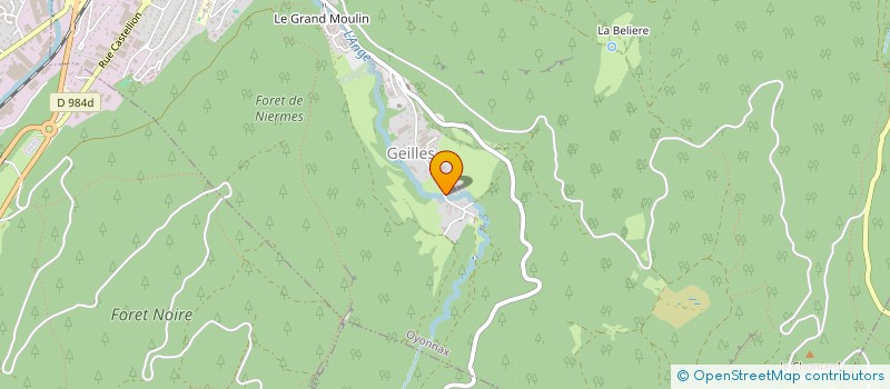 localisation de l'entreprise AURELIE ROUSSET à OYONNAX