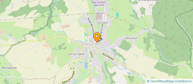 localisation de l'entreprise AURELIE SIMON  CORCIEUX