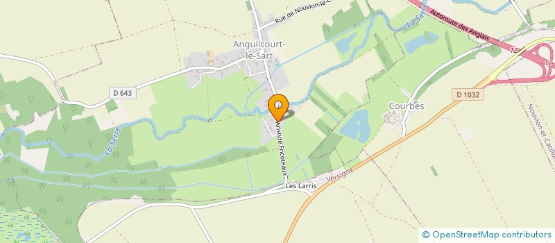 localisation de l'entreprise AURELIE THIREL  ANGUILCOURT-LE-SART