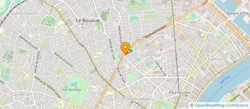 localisation de l'entreprise AURELIE VEYSSEIX AUDIT QUALITE ET CONSEIL à BORDEAUX