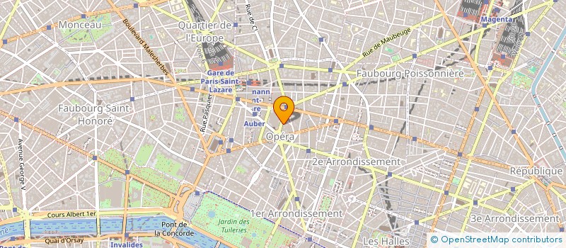 localisation de l'entreprise AURELIEN à PARIS
