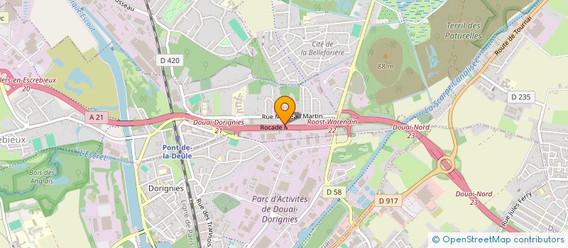 localisation de l'entreprise AURELIEN  FLERS-EN-ESCREBIEUX