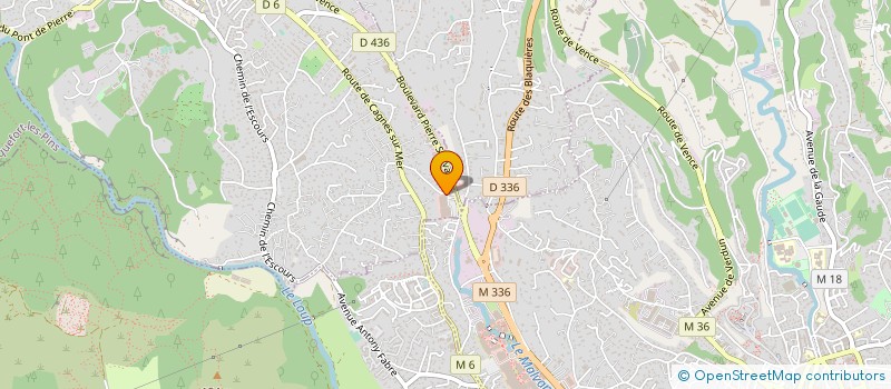 localisation de l'entreprise AURELIEN  LA COLLE-SUR-LOUP