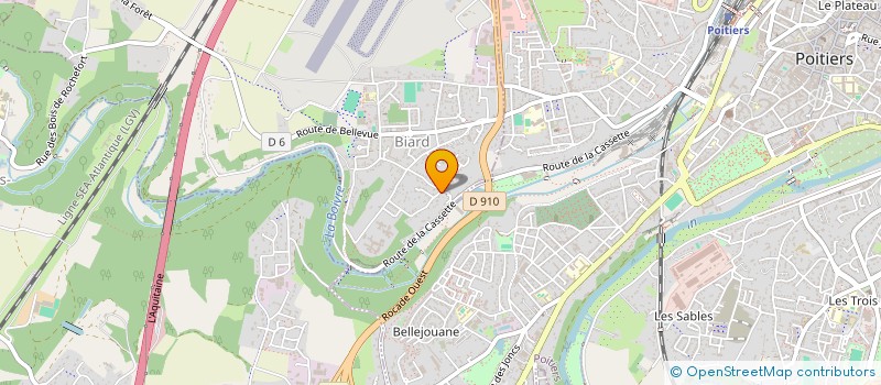 localisation de l'entreprise AURELIEN AUMOND STUDIO à BIARD