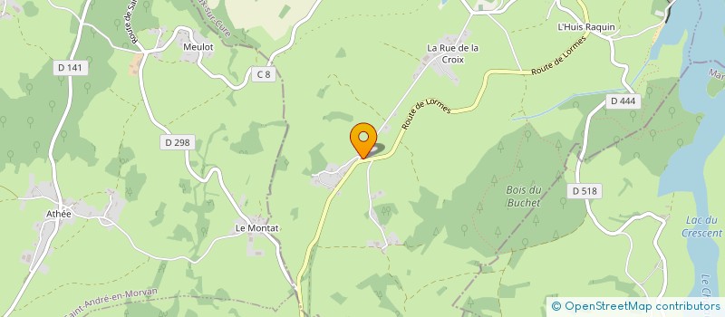 localisation de l'entreprise AURELIEN FOURDIN  CHASTELLUX-SUR-CURE