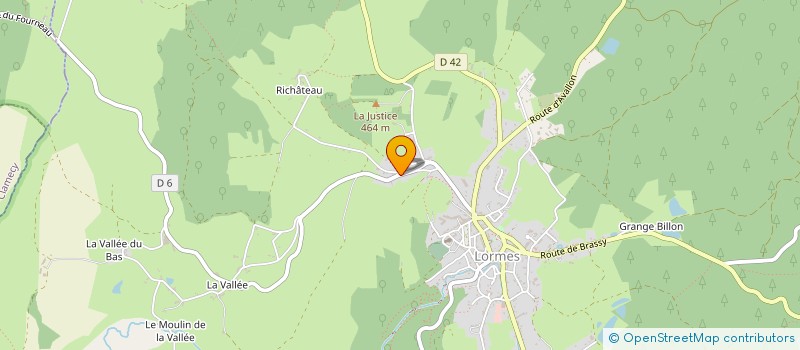 localisation de l'entreprise AURELIEN GUILLIEN  LORMES