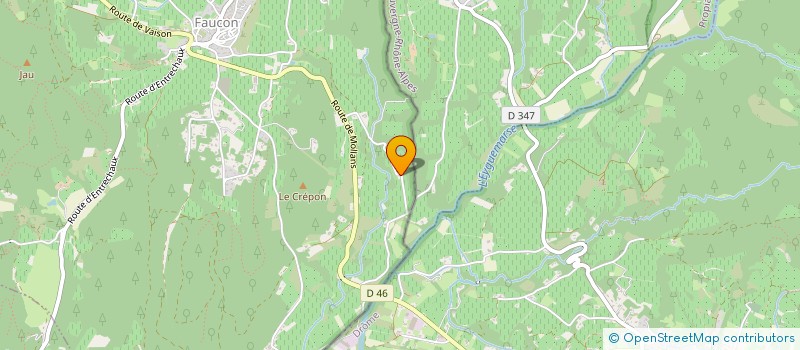 localisation de l'entreprise AURELIEN HOUILLON  FAUCON