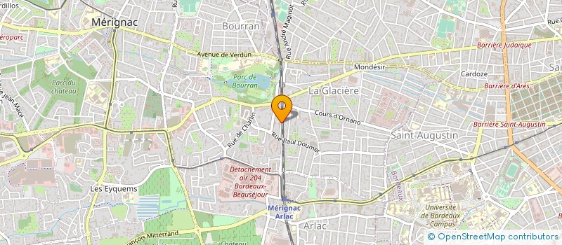 localisation de l'entreprise AURELIEN JEANNEAU  TALENCE