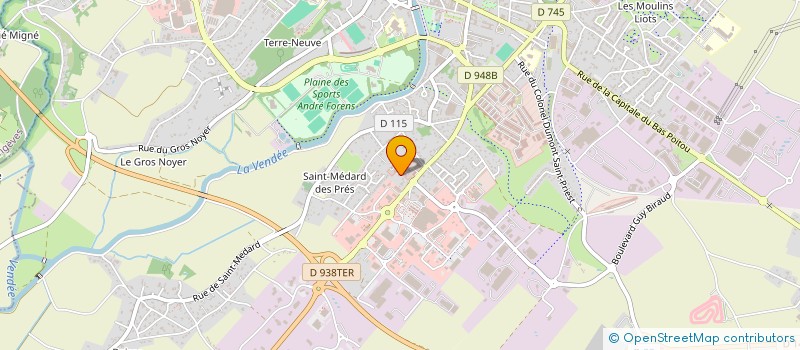 localisation de l'entreprise AURELIEN LAJOIE  FONTENAY LE COMTE