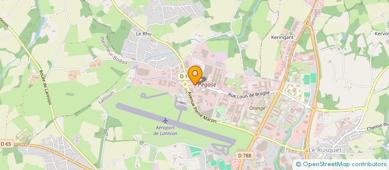 localisation de l'entreprise AURELIEN LE GOAZIOU  LANNION