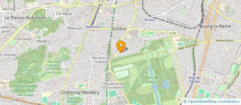 localisation de l'entreprise AURELIEN MARABELLE à SCEAUX