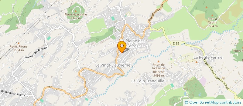 localisation de l'entreprise AURELIEN MUSSARD TERRASSEMENT CONSTRUCTION  LE TAMPON