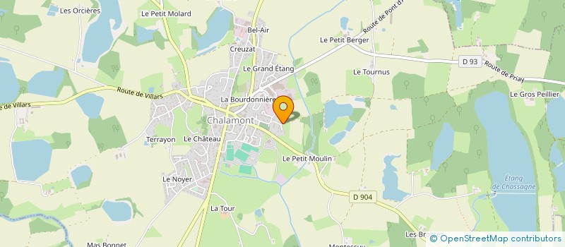 localisation de l'entreprise AURELIEN PUJOL CONCEPT à CHALAMONT