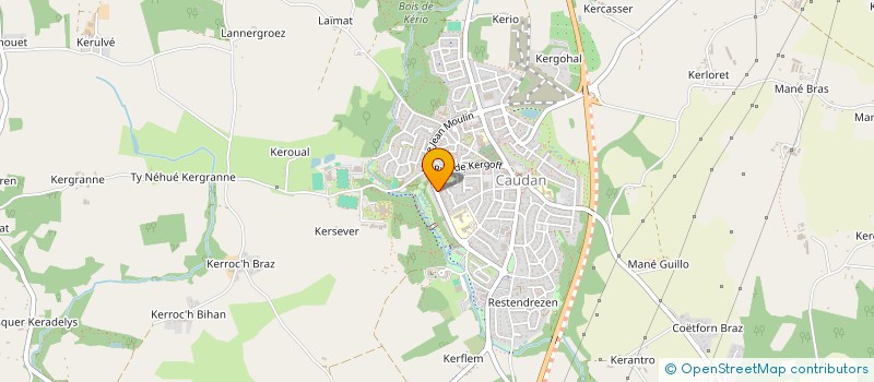 localisation de l'entreprise AURELIEN STOPPANI à CAUDAN