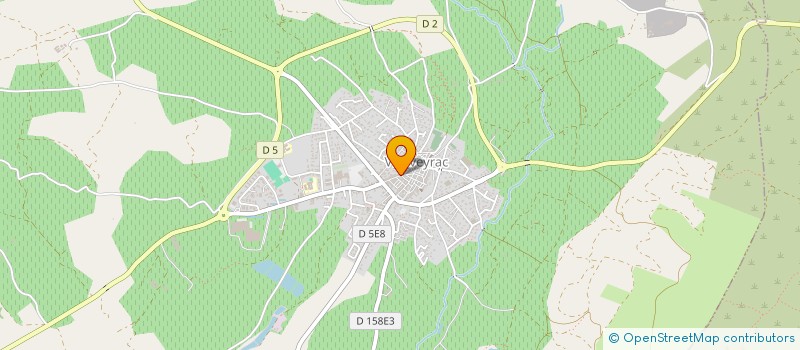 localisation de l'entreprise AURELIEN TAXI  VILLEVEYRAC