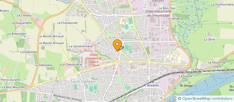 localisation de l'entreprise AURELIEN TETEDOIE à ANCENIS-SAINT-GEREON