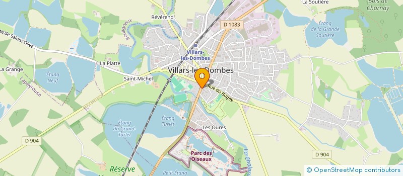 localisation de l'entreprise AURELIEN VITOUX à VILLARS-LES-DOMBES