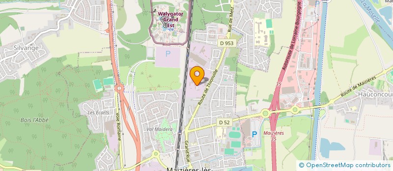 localisation de l'entreprise AURELINE  MAIZIERES LES METZ