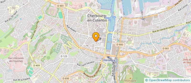 localisation de l'entreprise AURELINE à CHERBOURG-EN-COTENTIN
