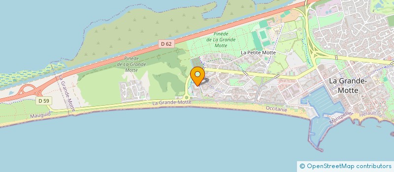 localisation de l'entreprise AURELIS  LA GRANDE-MOTTE