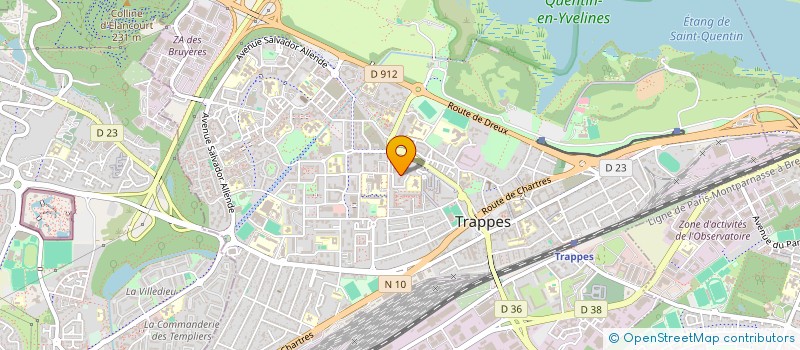 localisation de l'entreprise AURELIS PROPERTIES  TRAPPES