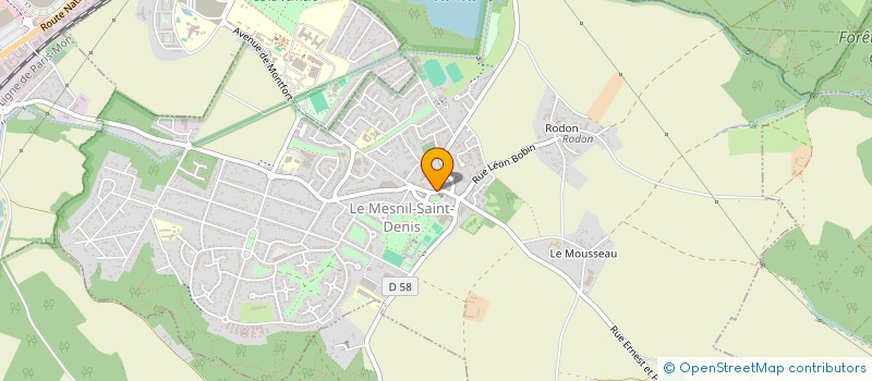 localisation de l'entreprise AURELISA à LE MESNIL-SAINT-DENIS