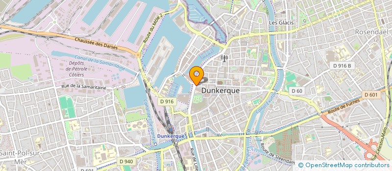 localisation de l'entreprise AURELIX à DUNKERQUE