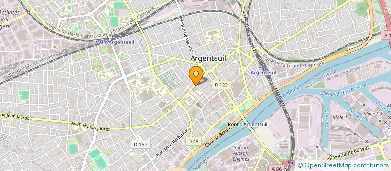 localisation de l'entreprise AURELOUIS  ARGENTEUIL