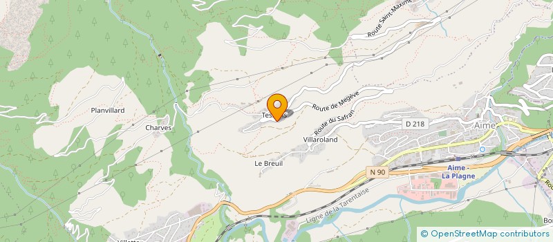 localisation de l'entreprise AURELSAM à LANGRES