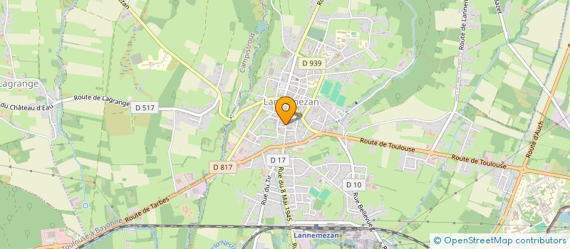 localisation de l'entreprise AURELUCE à LANNEMEZAN