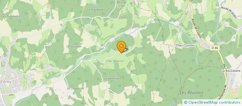 localisation de l'entreprise AURELY IMMOBILIER  LES COTES-D'AREY