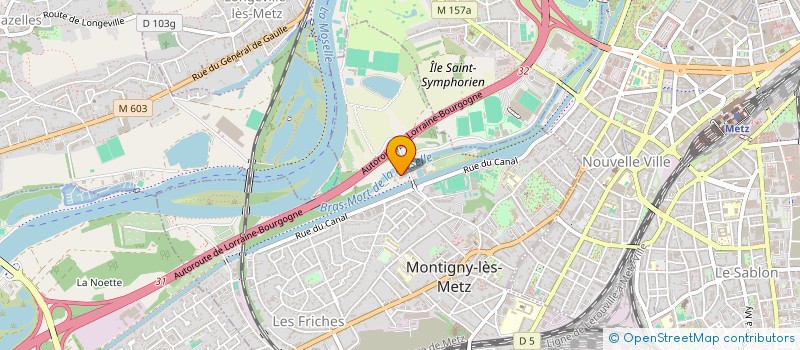 localisation de l'entreprise AUREMA 83 à MONTIGNY-LES-METZ