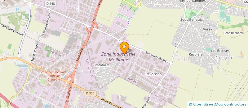 localisation de l'entreprise AUREMA NETTOYAGE SAS  GENAS