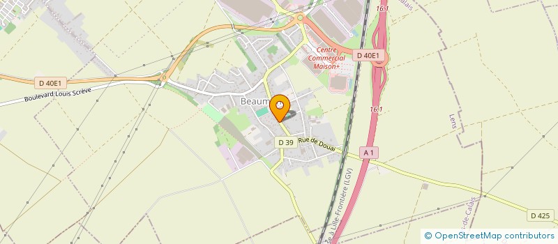 localisation de l'entreprise AUREMCLA à HENIN-BEAUMONT