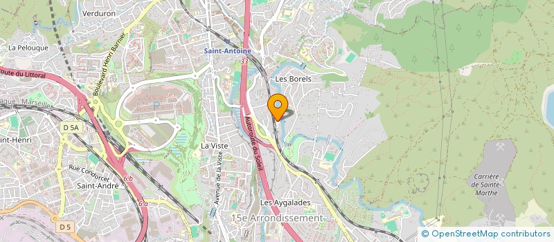 localisation de l'entreprise AUREMIKA à MARSEILLE 15EME