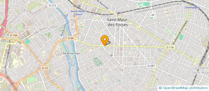 localisation de l'entreprise AUREMURS à SAINT-MAUR-DES-FOSSES