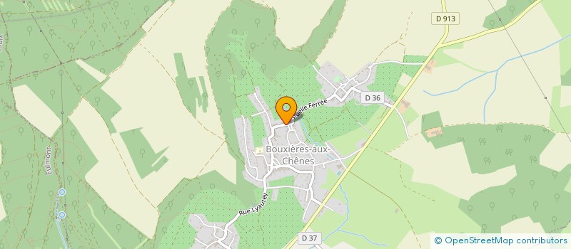 localisation de l'entreprise AUREN  BOUXIERES-AUX-CHENES