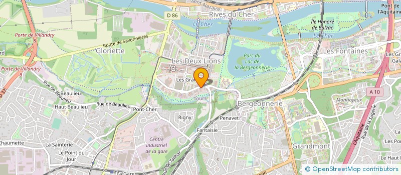 localisation de l'entreprise AUREO PAYS DE LA LOIRE  TOURS