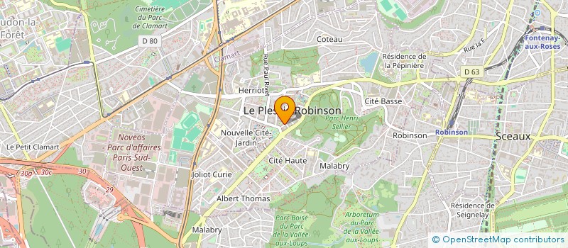 localisation de l'entreprise AUREOS CONSEIL à LE PLESSIS-ROBINSON